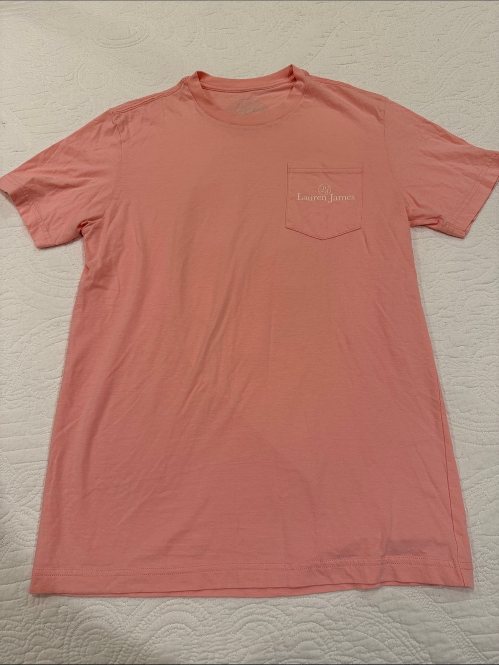 Lauren James Women’s Pink Pocket Tee